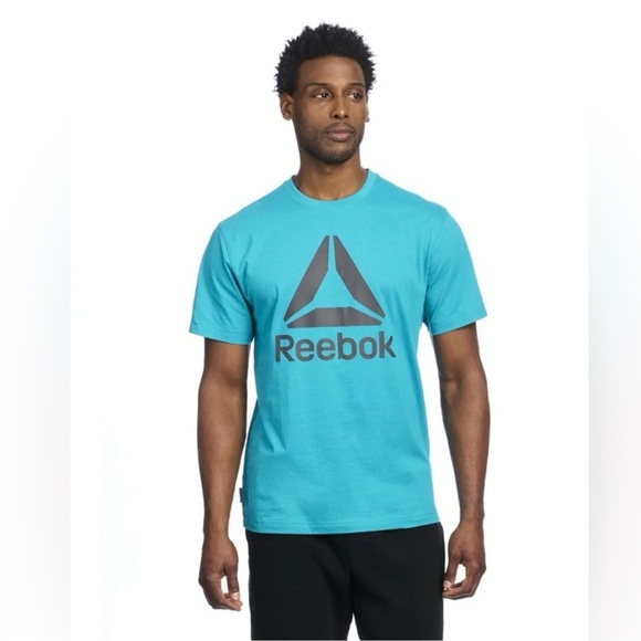 Reebok Blue Short Sleeve Tee - Picture 1 of 10
